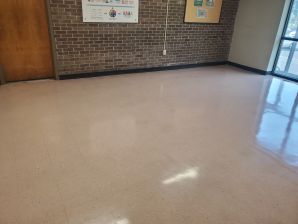 Floor stripping by Exceed Commercial Cleaning LLC